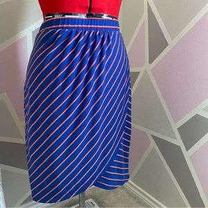 Gilli Curtain Skirt, Size Medium, purple and orange